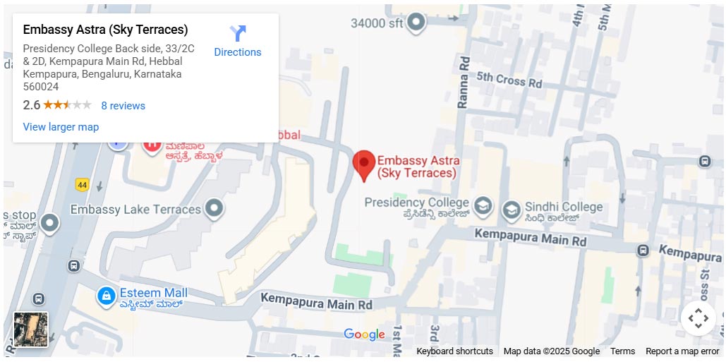 embassy astra hebbal