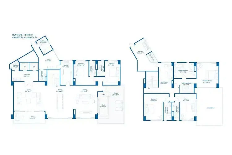 Embassy Sky Terraces location